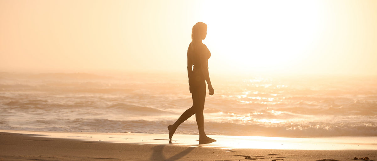 Habit stacking morning sunlight and beach walk ritual