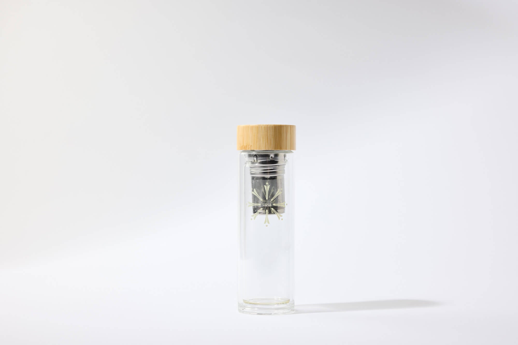 SANA Double Walled Glass Tea Infuser Flask – 450ml