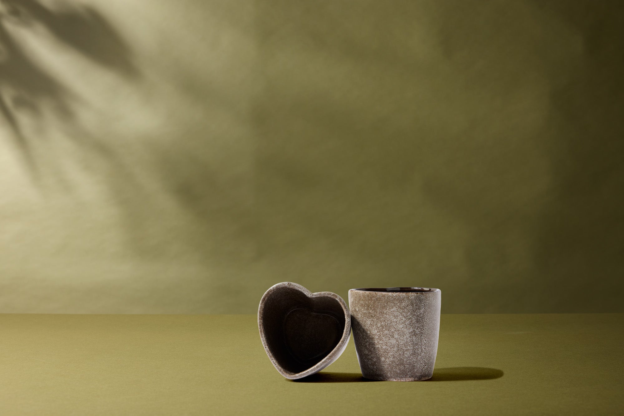 SANA Heart-Shaped Ceramic Mug Set - 300ml (Pair)